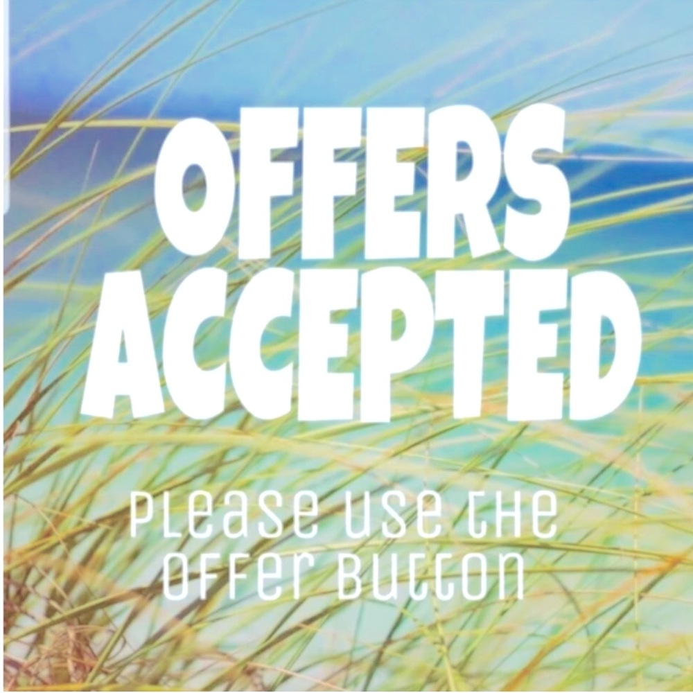 I love offers, please see the attached photo.